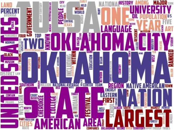 Oklahoma Wordart Tshirt.jpg: A Versatile Hand-Drawn Wordcloud for Creative Expression and Brand Storytelling