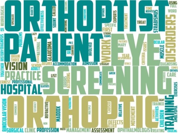 Orthoptist Wordart Sublimation