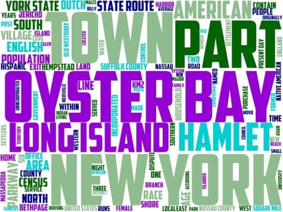 Oyster Bay Wordart Banner