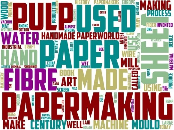 Papermaking Wordart Skinny Tumbler: Inspire Creativity with Hand-Drawn Word Clouds