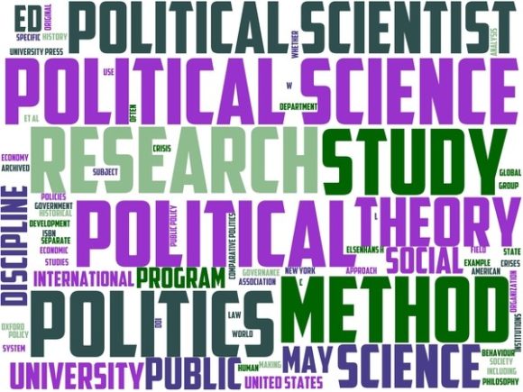 Politology Wordart Sticker: A Versatile Hand-Drawn Wordcloud for Thoughtful Design Applications