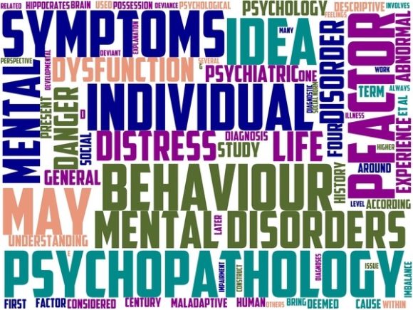 Psychopathology Wordart Sticker